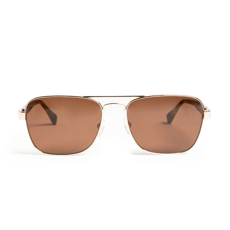 Sole Aviator Sunglasses - Gold