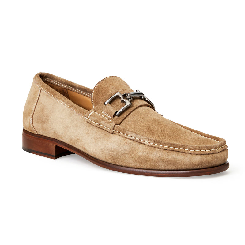 TRIESTE classic Suede Moccasin-Taupe SUEDE