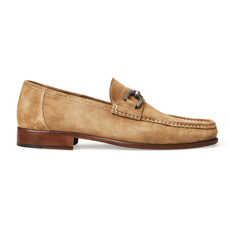 TRIESTE classic Suede Moccasin-Taupe SUEDE