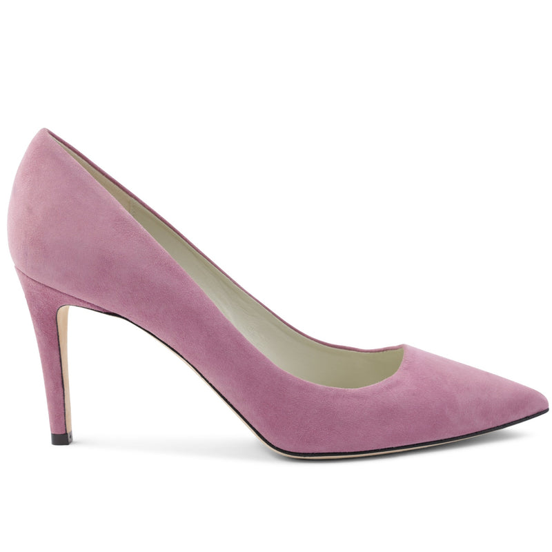 Telma Suede Pointed Toe Heel - Orchid