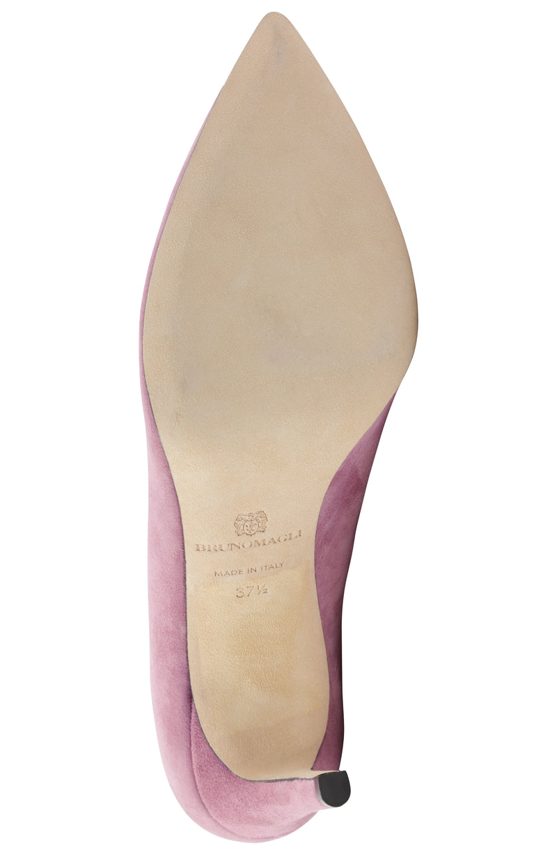 Telma Suede Pointed Toe Heel - Orchid