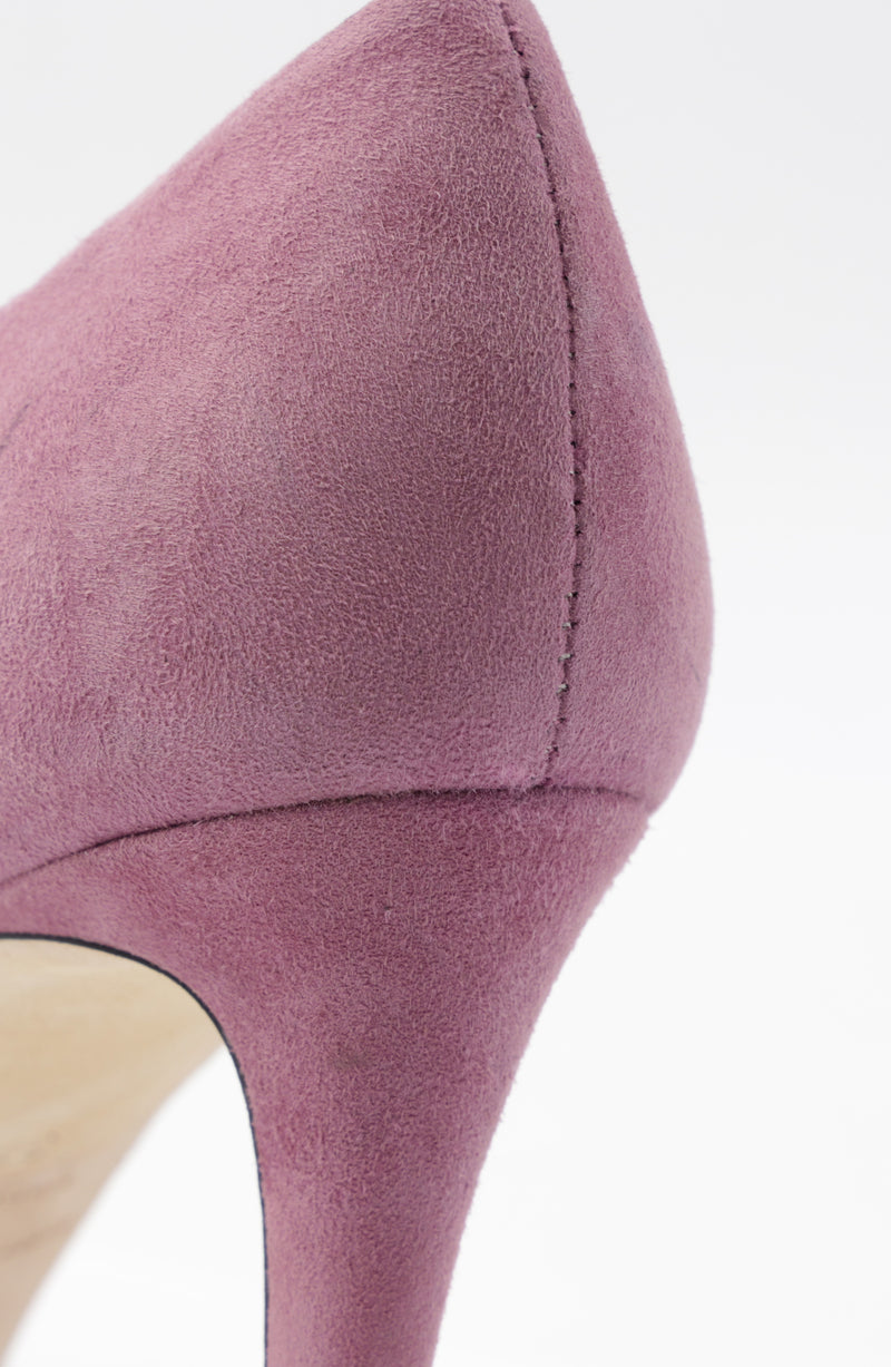 Telma Suede Pointed Toe Heel - Orchid