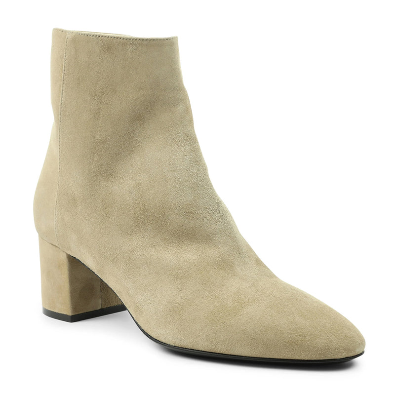 Vinny Suede Ankle Boot - Almond