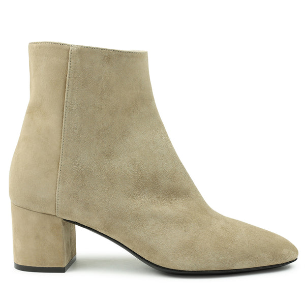 Vinny Suede Ankle Boot - Almond