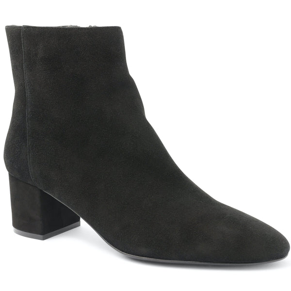 Vinny Suede Ankle Boot - Black