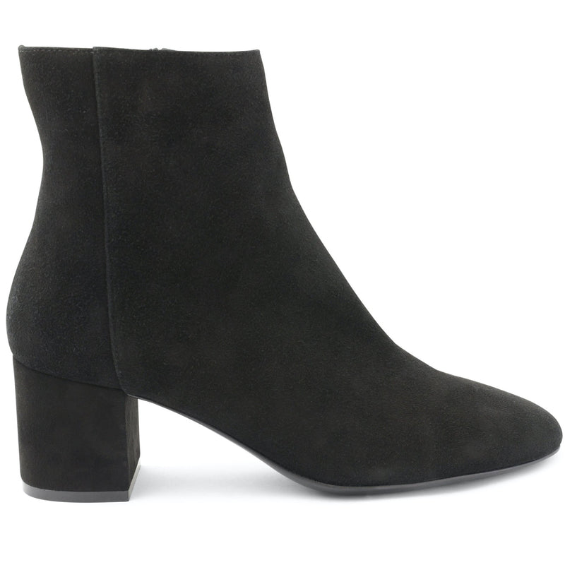 Vinny Suede Ankle Boot - Black