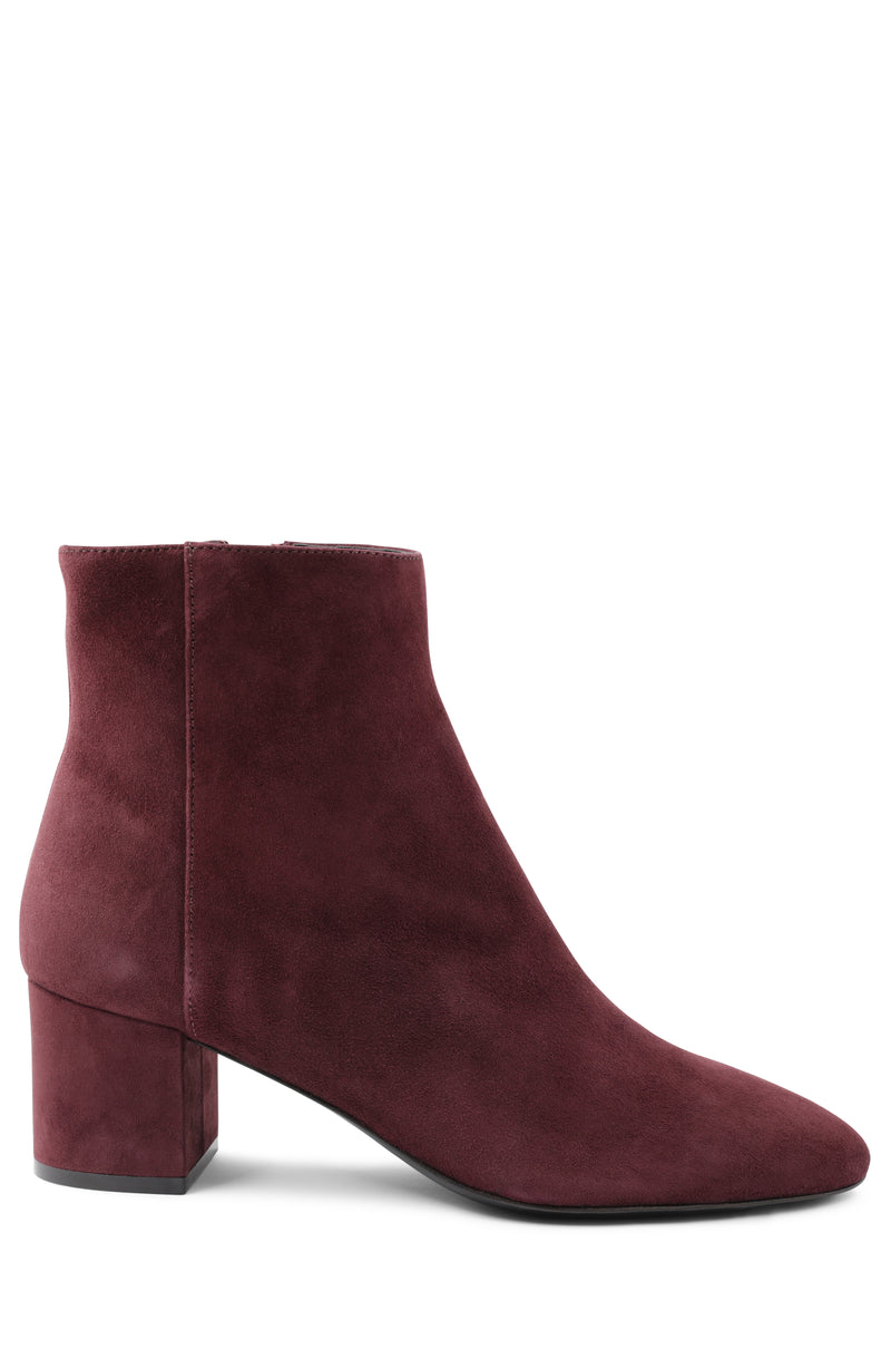 Vinny Suede Ankle Boot - Bordeaux