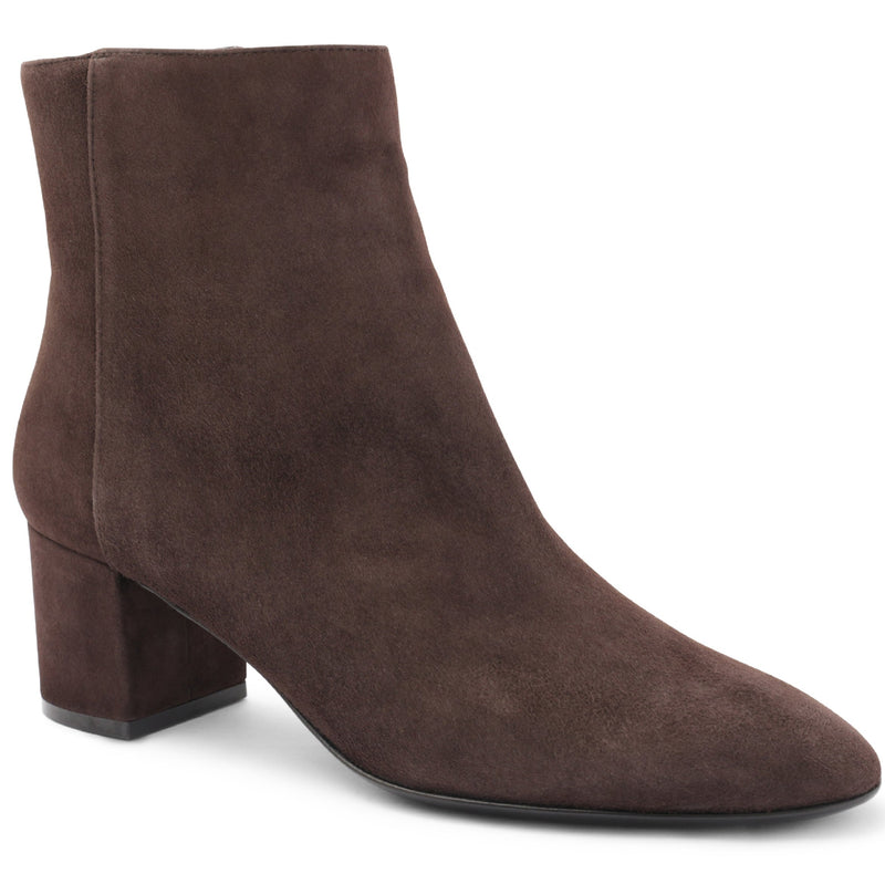Vinny Suede Ankle Boot - Chocolate