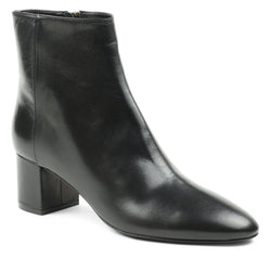 Vinny Leather Ankle Boot - Black