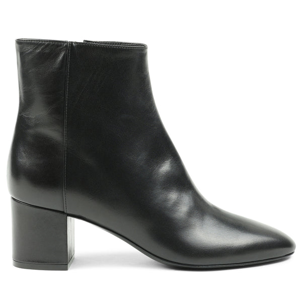 Vinny Leather Ankle Boot - Black