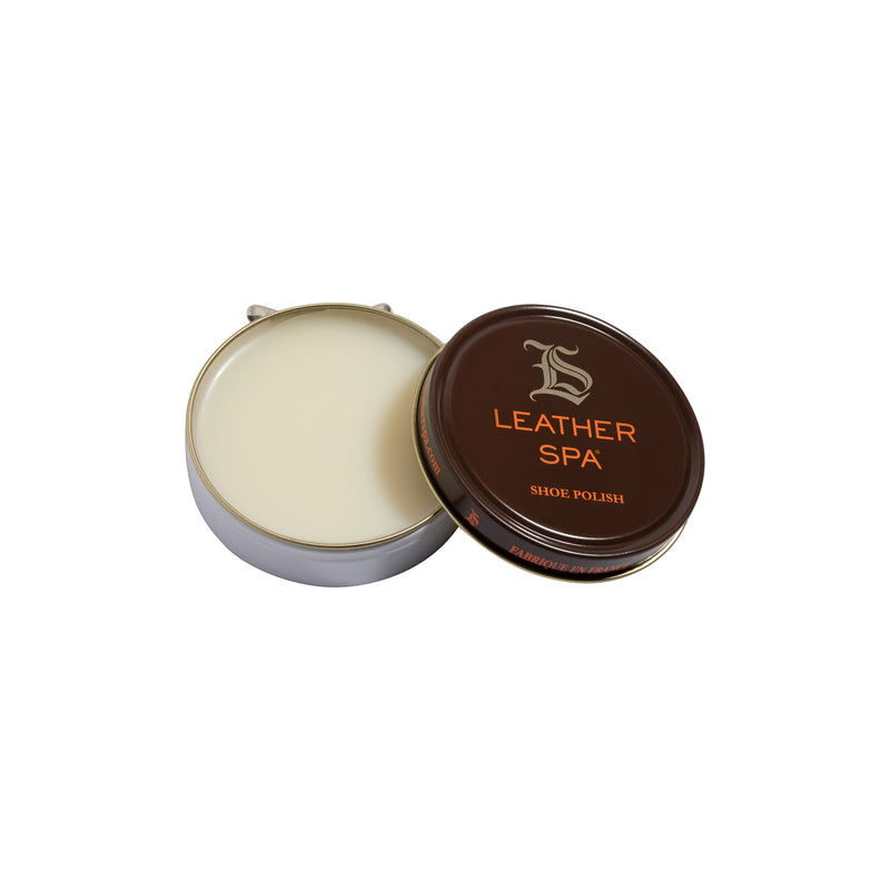 Neutral leather shoe polish men