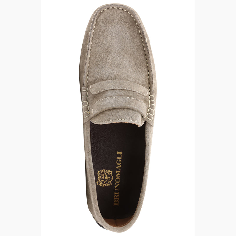 Xeleste Suede Driving Moccasin - Taupe