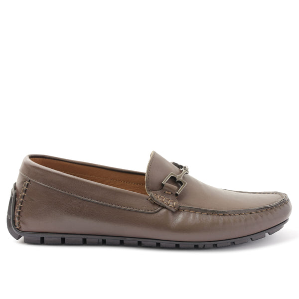 Xander Leather Driving Moccasin - Brown