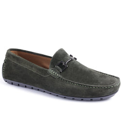 Green on sale driving moccasins