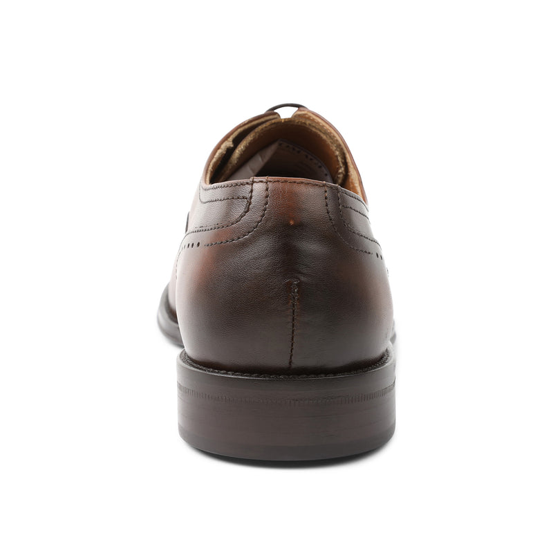 Arno Plain-Toe Balmoral Oxford - Cognac