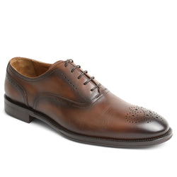 Arno Plain-Toe Balmoral Oxford - Cognac