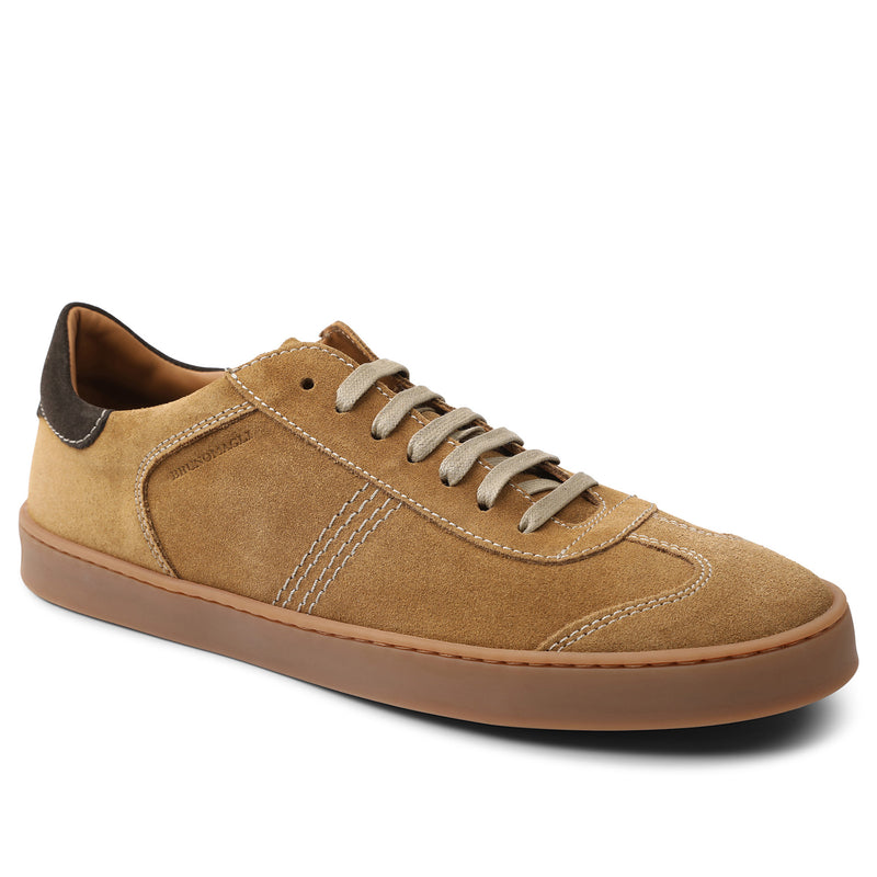 Bono Suede Lace-Up Sneaker - Cognac