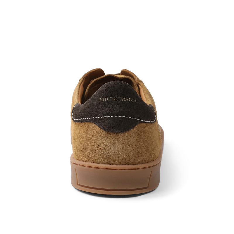 Bono Suede Lace-Up Sneaker - Cognac