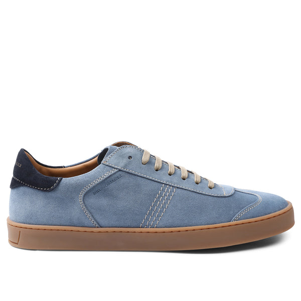 Bono Suede Lace-Up Sneaker - Light Blue