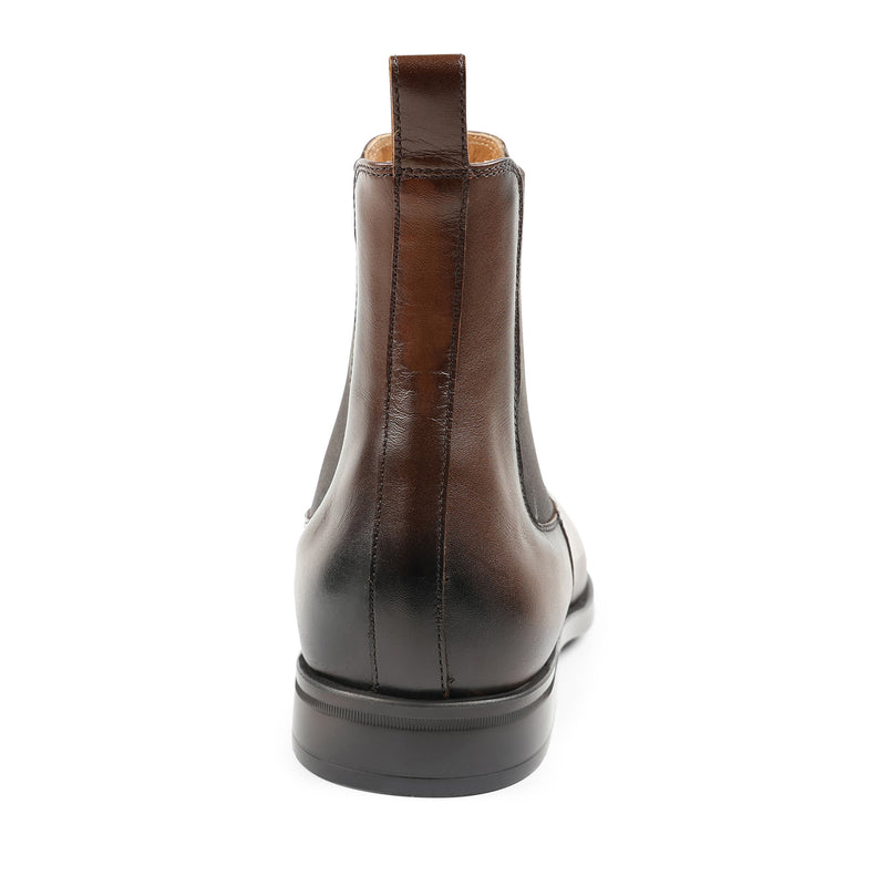 Bucca Double-Gore Chelsea Boot - Dark Brown