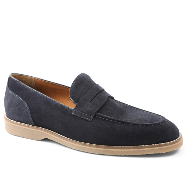 Cali Suede Penny Loafer - Navy