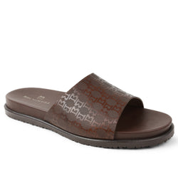 Elba Slide Sandal - Dark Brown