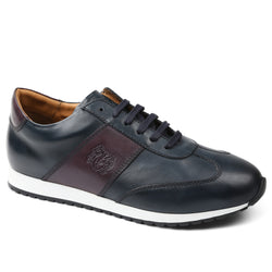 Elliot Jogger Lace-Up Oxford Sneaker - Navy