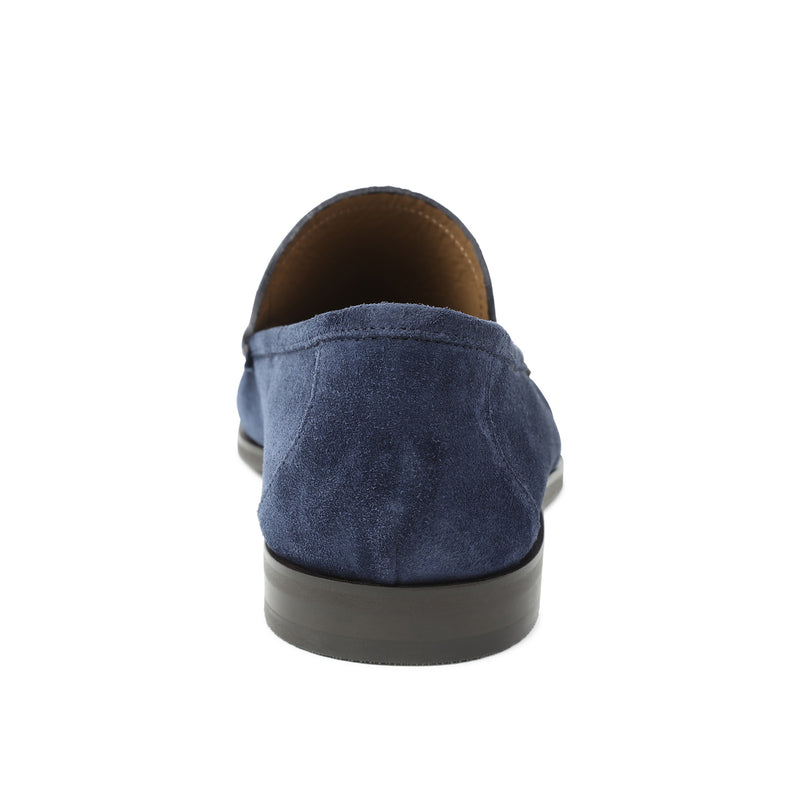 Pure navy on sale amaya leather loafers