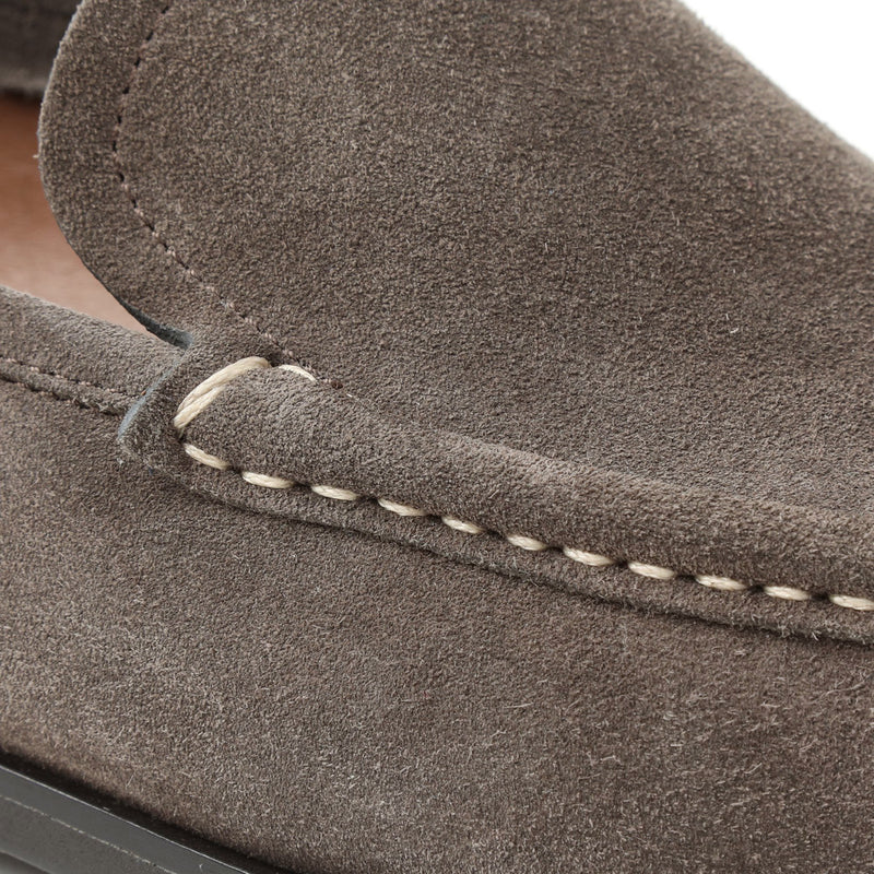 Encino Suede Casual-Vamp Loafer - Taupe