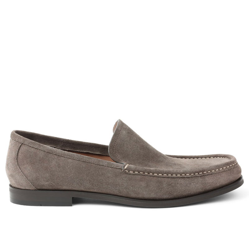 Encino Suede Casual-Vamp Loafer - Taupe