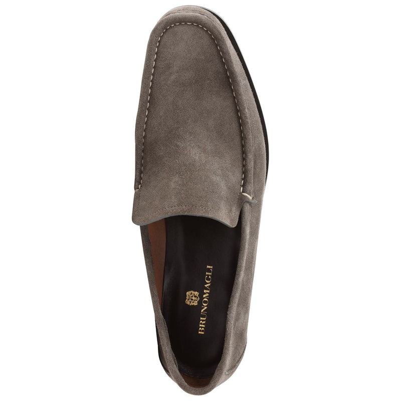 Encino Suede Casual-Vamp Loafer - Taupe