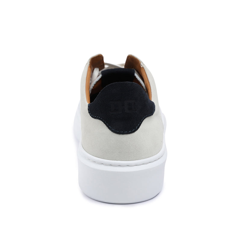 Falcone Leather Sport Lace-Up Sneaker - White/Ice