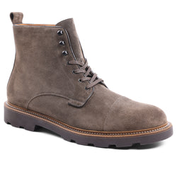 Grafton Cap-Toe Lace-Up Boot - Taupe