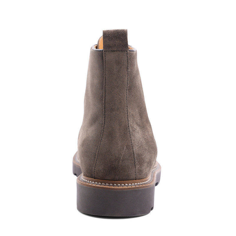 Grafton Cap-Toe Lace-Up Boot - Taupe