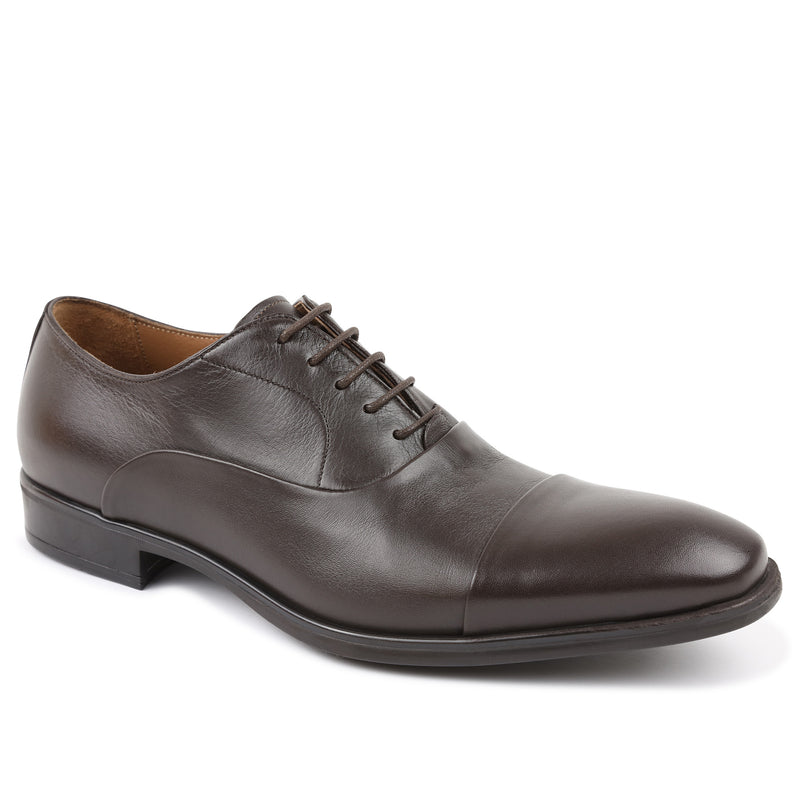 Locascio Cap-Toe Oxford - Dark Brown