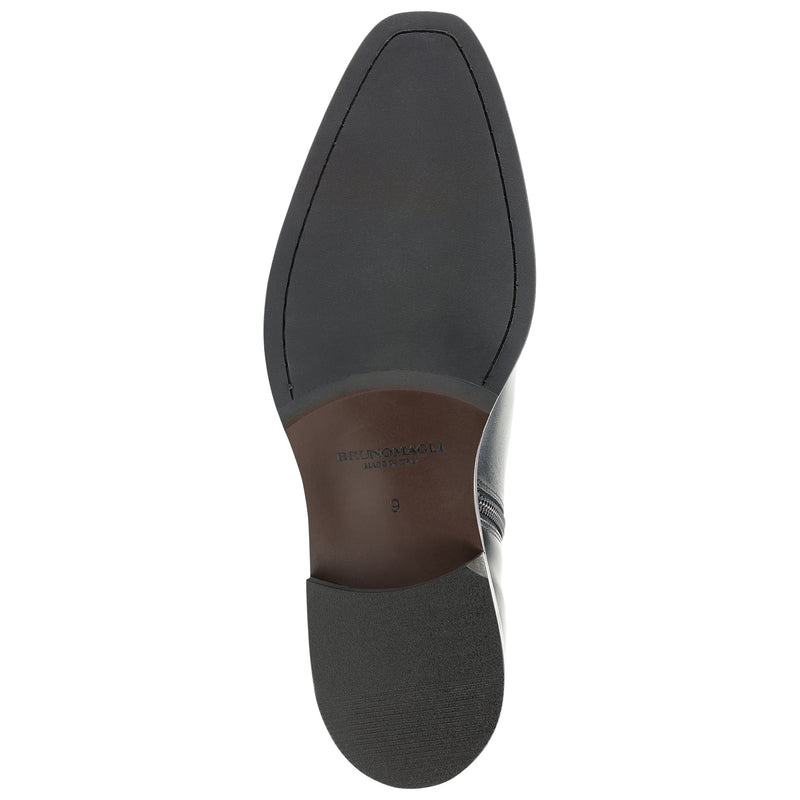Nomad Leather Plain-Toe Boot - Black