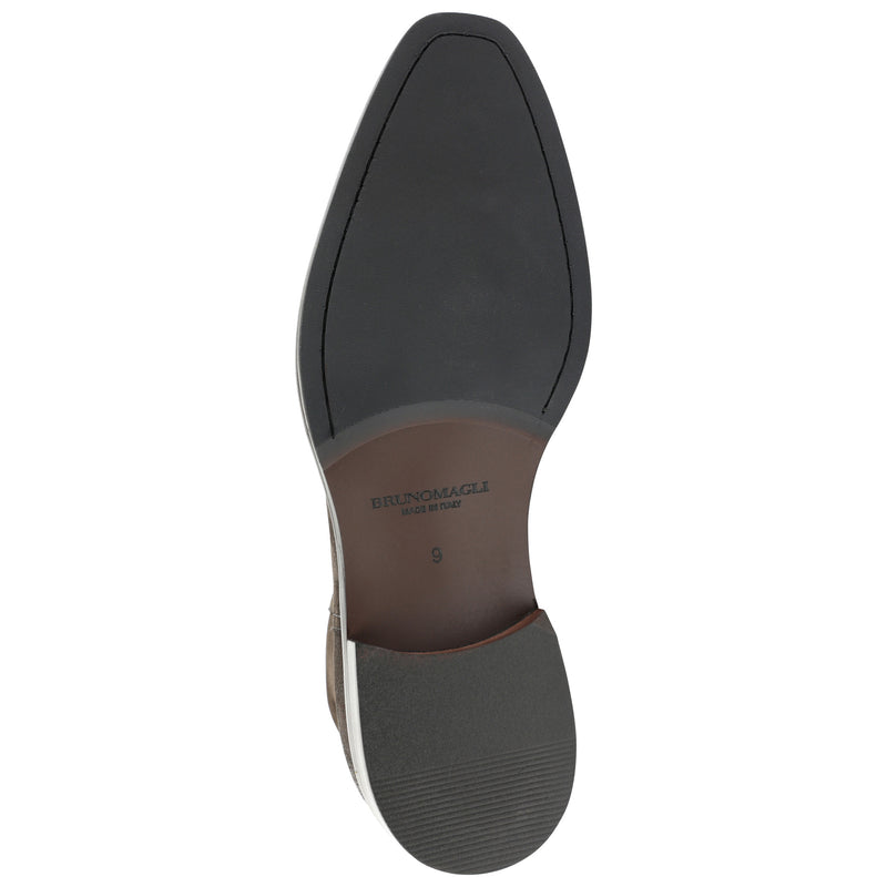 Nomad Suede Plain-Toe Boot - Dark Brown