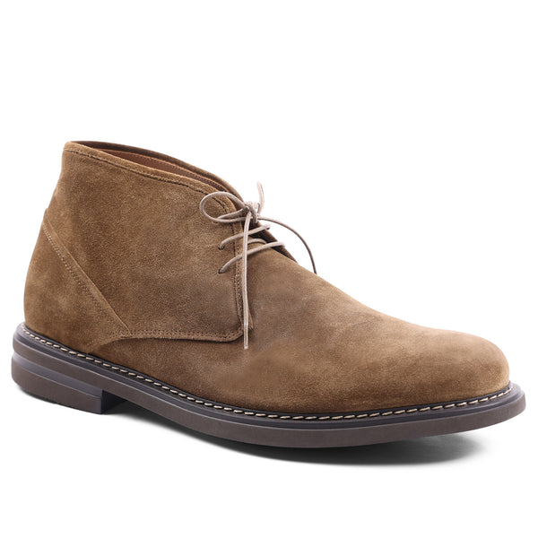 Bruno Magli-Orlando Chukka Boot-Casual Dress Shoe-Premium European Suede-brown-angle