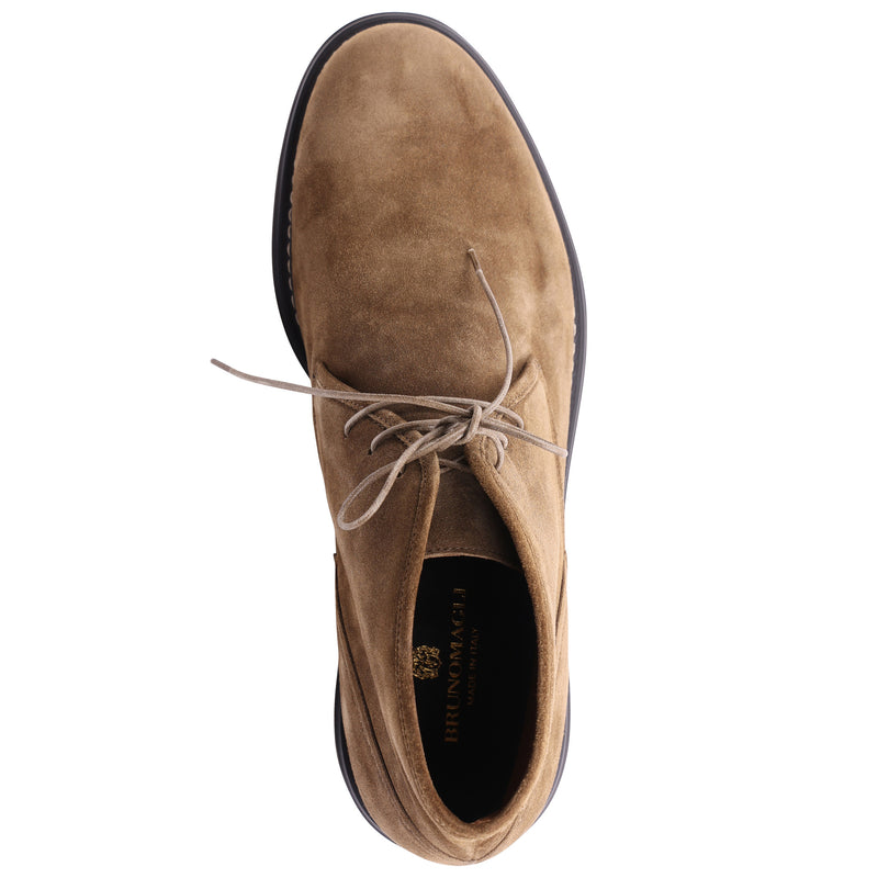 Orlando Three Eye Lace Up Boot Chukka Brown Men s Casual Boot