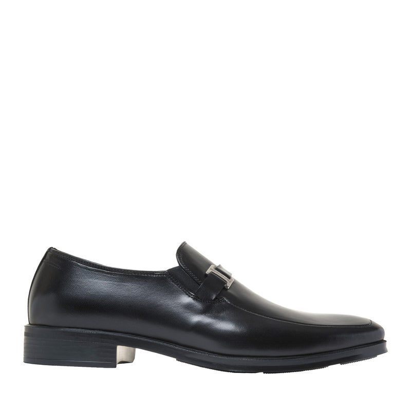 Pivetto Leather Dress Loafer - Black