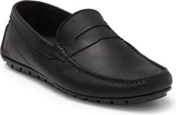 XENO Casual Moccasin BLACK LEATHER